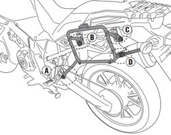 Portamaletas laterales suzuki dl1000 s-strom 14>19 givi plr3105