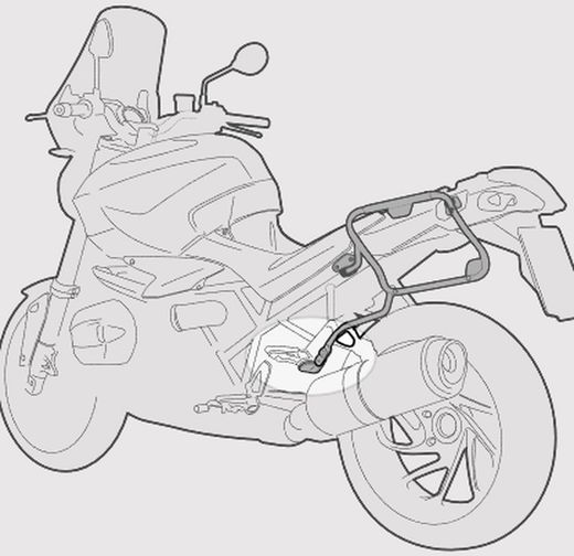 Porta maletas laterales sz.DL 650 v-strom 17>21 givi plr3112