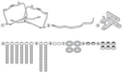 Portamaletas lateral triumph tiger 800 / 800 xc / 800 xr (11 > 17)
