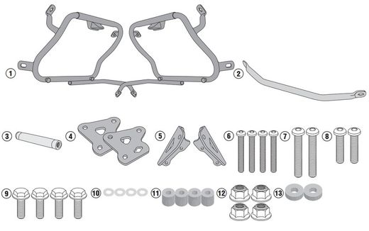 Portamaletas lateral f/rapidayamaha.mt07.TRACER.16>19