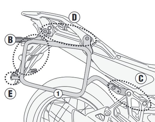 Portamaletas Lateral H. XL 750 TRANSALP 2023>