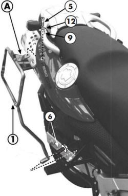 Portamaletas lateral mk bmw.f-g/gs.dakar.650.04>07/00>03/11>
