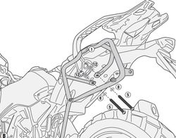 Portamaletas lateral mk BMW G 310 GS (17 > 23)