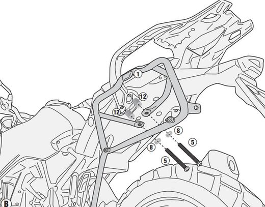Portamaletas lateral mk BMW G 310 GS (17 > 23)