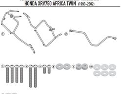 Portamaletas lateral mk Honda Africa Twin 750 (93 > 02)