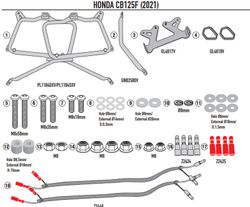 Portamaletas lateral mk Honda CB 125F (21 > 23)