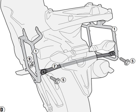 Portamaletas lateral mk Honda CB 500 X (13 > 18)
