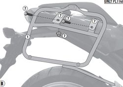Portamaletas lateral mk Honda NC 750 S (16>20) y NC 750 X (16 > 20)