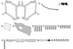 Portamaletas lateral x-adv 750 (17 > 20)