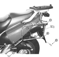 Portamaletas lateral mk Honda XL 1000 V Varadero (99 > 02)