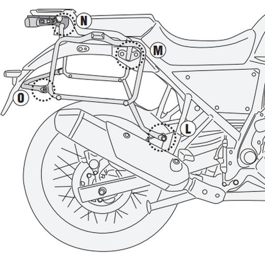 Portamaletas lateral MK Royal Enfield Himalayan (21 > 23)