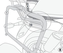 Portamaletas lateral royal enfield interceptor 650 (19 > 21) > pl9051