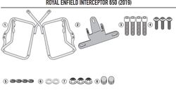 Portamaletas lateral mk Royal Enfield Interceptor 650 (19 > 23)
