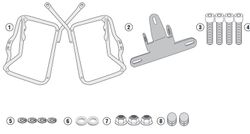 Portamaletas lateral royal enfield interceptor 650 (19 > 21) > pl9051