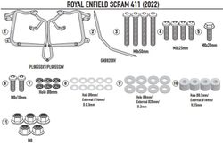 Portamaletas lateral MK Royal Enfiled Scram 411 (22 > 23)