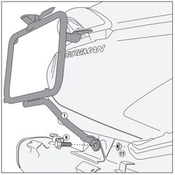 Portamaletas lateral mk Suzuki 650 Burgman / 650 Burgman Executive (13 > 20)