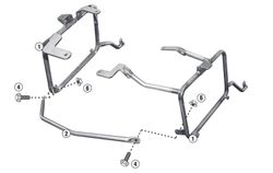 Portamaletas lateral  suzuki dl 650v-strom 11>16