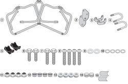Portamaletas lateral bonneville t120 (16 > 22)/ bonneville t100 (17 > 22) givi
