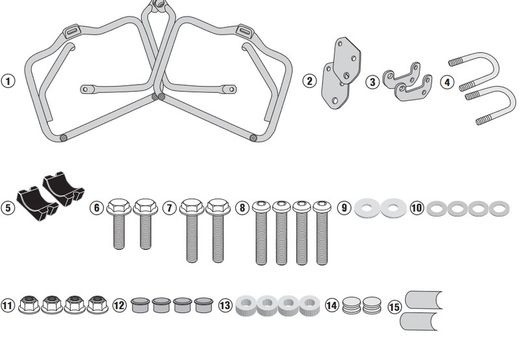 Portamaletas lateral bonneville t120 (16 > 22)/ bonneville t100 (17 > 22) givi