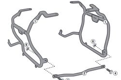 Portamaletas lateral suzuki dl v-strom 650 11>16