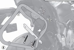 Portamaletas lateral mkside Kawasaki Z 650 (20>23) y Z 650 (17>19)