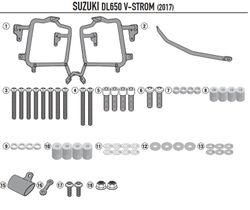 Portamaletas lateral Sz DL 650 V-Strom (17 > 23)