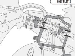 Portamaletas lateral Sz DL 650 V-Strom (17 > 23)
