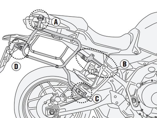 PORTAMALETAS LATERAL MKSIDE Y. Tracer 9 Tracer 9 GT 21>22