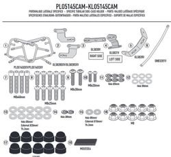 Porta-maletas lateral PL ONE-FIT BMW F900 GS 24> para MONOKEY® CAM-SIDE