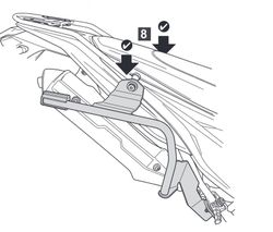 PORTAMALETAS LATERALES 3P SYSTEM VOGE 300 RALLY