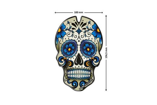 Protector De Deposito Skull C/Verde