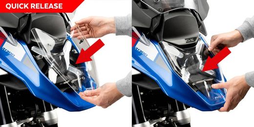 PROTECTOR DE FARO BMW R1300GS 23'- C/NEGRO MATE