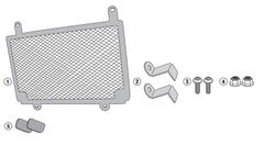 Protector radiador honda cb 500 x 16> y 19>