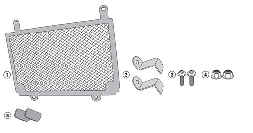 Protector radiador honda cb 500 x 16> y 19>