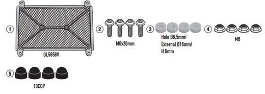 Protector radiador Kw.Eliminator 500 (24>)