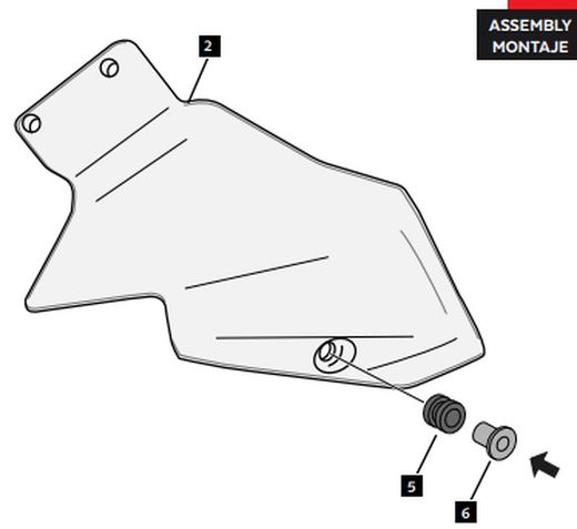 DEFLECTORES FRONTALES QJ SRT 550X TRAIL/ON ROAD/SR