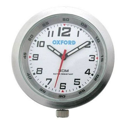 Rellotge analògic blanc oxford