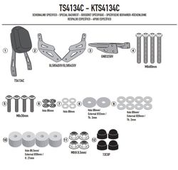 Respaldo con portaequipajes K.Eliminator 500 24>