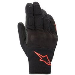 Guantes Alpinestars S MAX Drystar Black Red Fluor