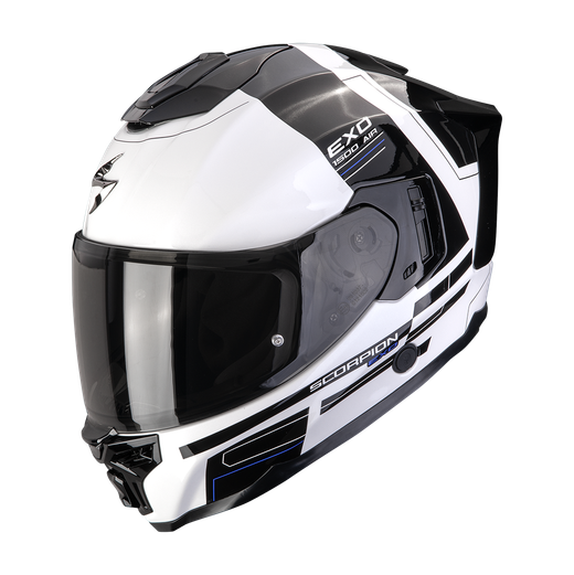 Scorpion EXO-1500 AIR DUAL Blanco-Negro-Azul