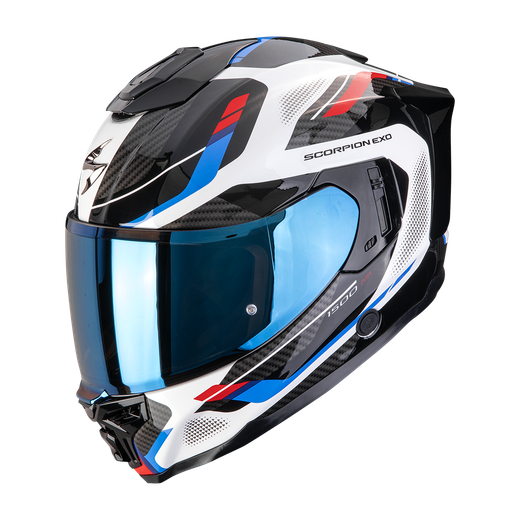 Scorpion EXO-1500 AIR SLEEK Blanco-Rojo-Azul
