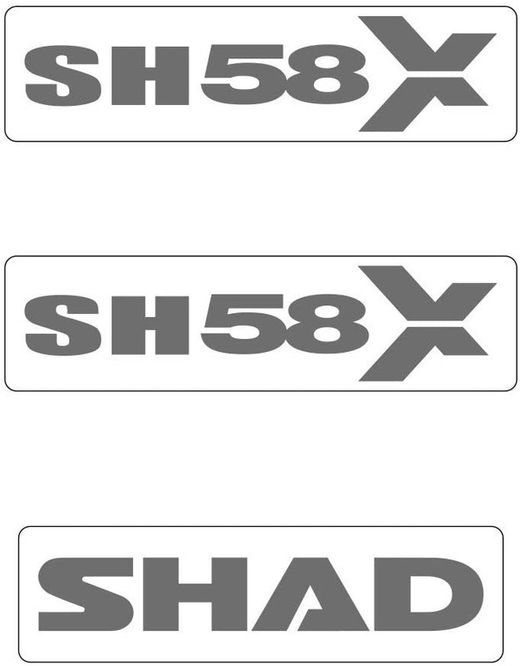 SET STICKERS SH58X 2016