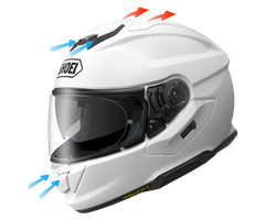 SHOEI GT-Air 3 | Casco Integral Touring Premium | Visor Solar Integrado QSV-2 | Homologación ECE 22/06