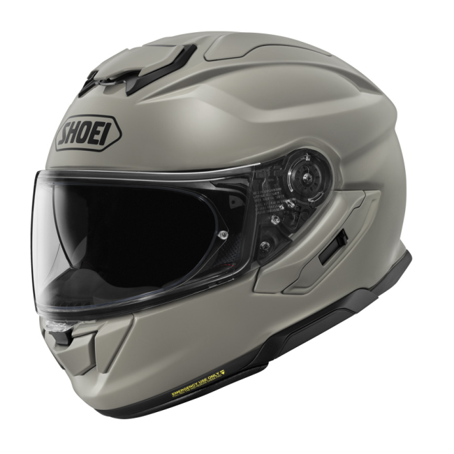 SHOEI GT-Air 3 GRIS CHALK | Casco Integral Touring Premium | Visor Solar Integrado QSV-2 | Homologación ECE 22/06 2XL
