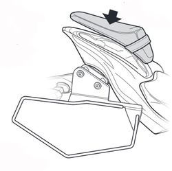 Side Bag Holder Kawasaki Z900 '17