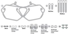 Soporte alforjas easy-look  bmw f 900 xr 20> y f 900 r 20> givi te5137