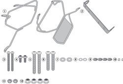 Soporte alforjas easylock leoncino 500 17>