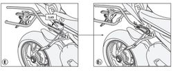Soporte alforjas Remove-x Ducati Streetfighter V4 1100 (20 > 23)