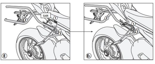 Soporte alforjas Remove-x Ducati Streetfighter V4 1100 (20 > 23)