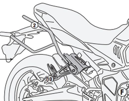 Soporte alforjas Remove-x H. CB 650 R (21 >)